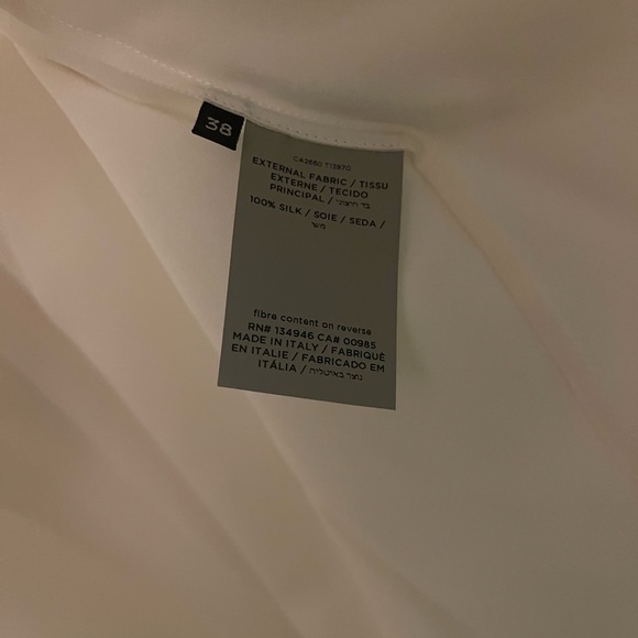 TOM FORD
Long-Sleeve Blouse W/Attached Scarf, Chalk - Picture 6 of 10